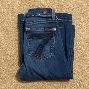 Seven for all mankind jeans size 23 darker jeans